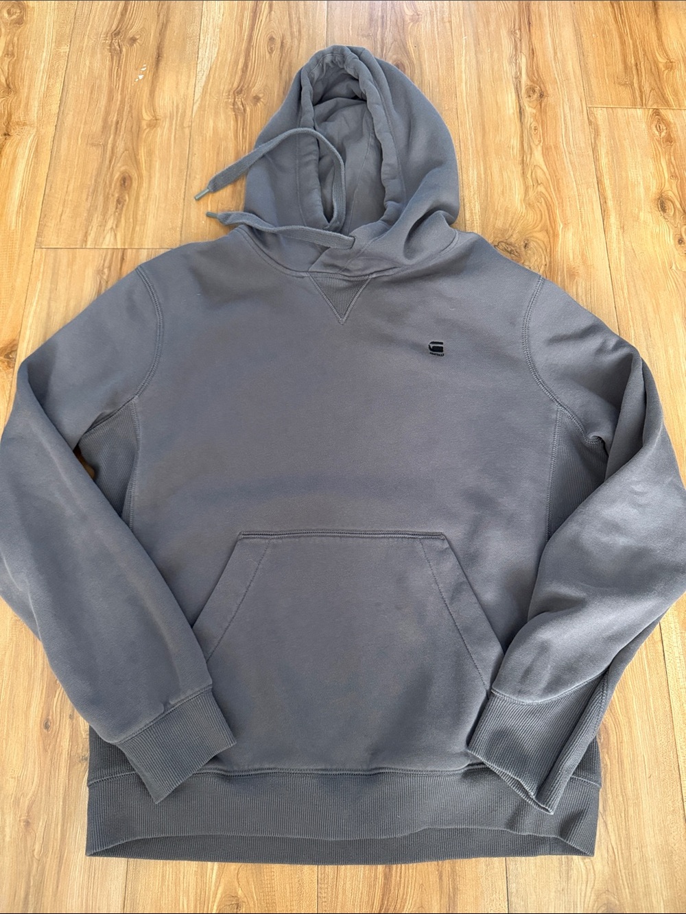 G-Star Raw Men's Hooded Sweatshirt in Slate Gray